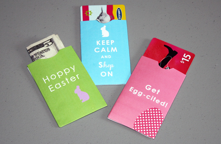 Egg citing Easter Gift Card Holders Gift Card Girlfriend