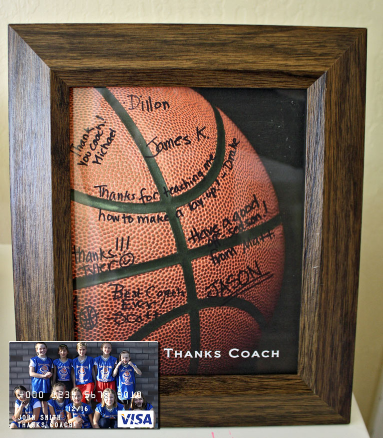 Easy Basketball Coach Gift with Free Printable | GCG