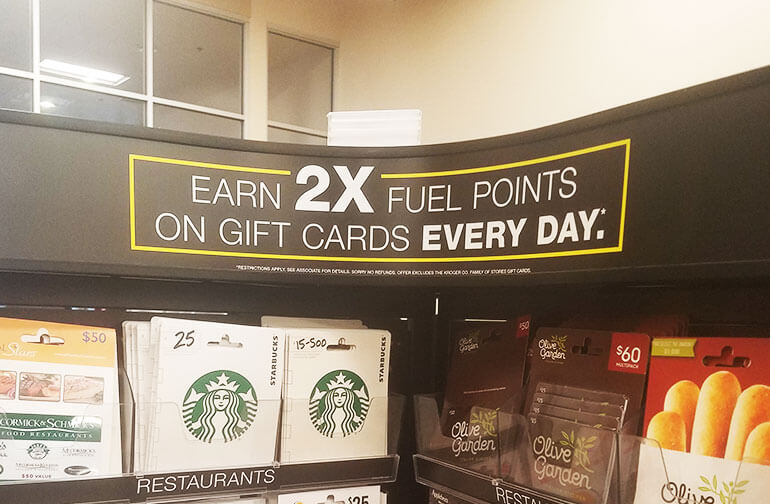 Save money by buying airline gift cards at the grocery store