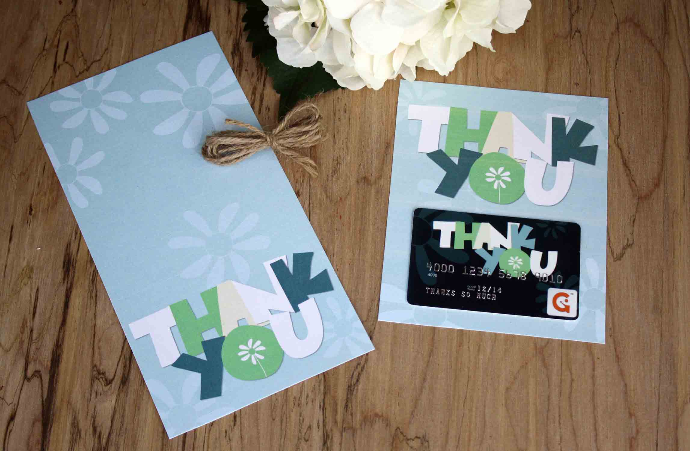 {Free Printable} Thank You Gift Card Holder GCG