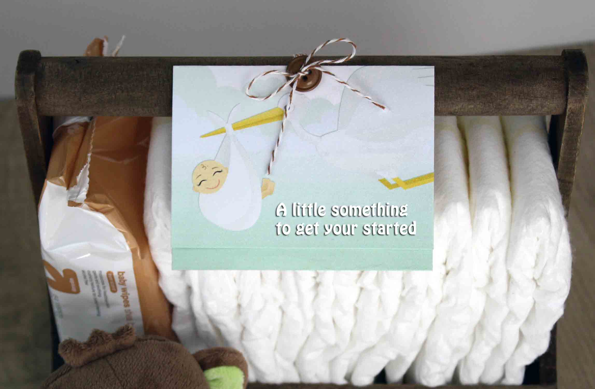 diaper fold card