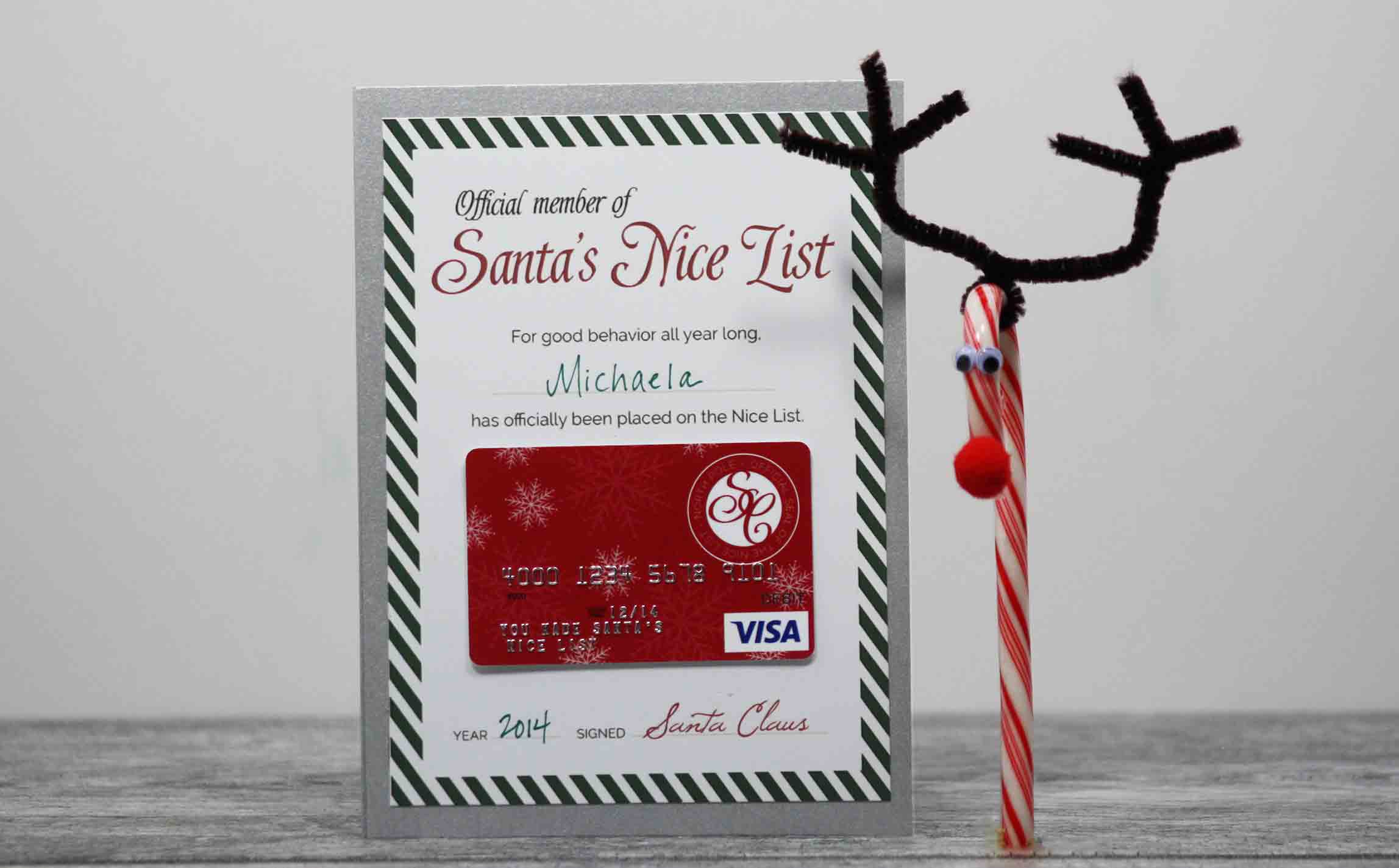 Christmas Card Printable: Free Gift Card Holder - Ideas for the Home