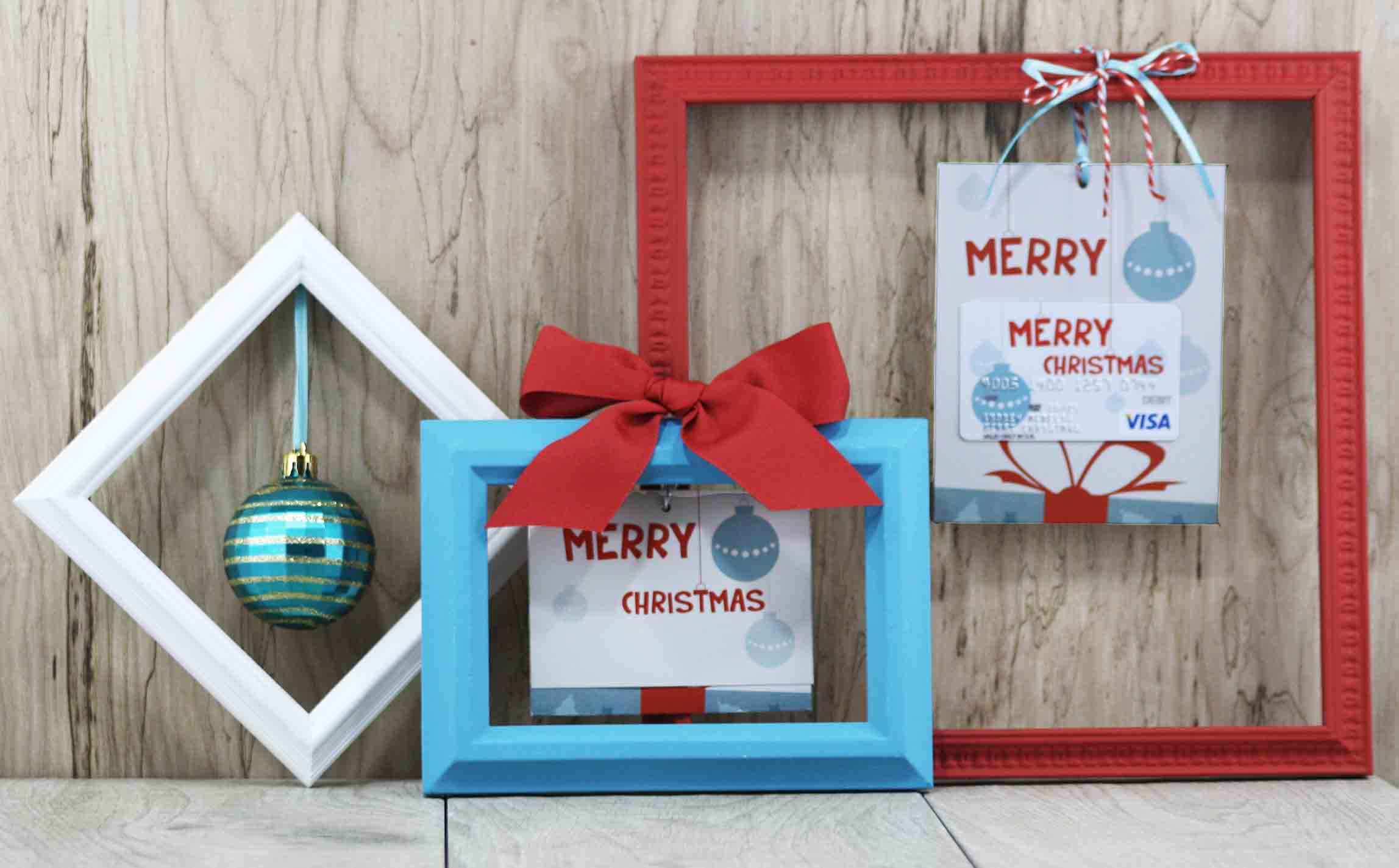 Free Printable} Merry Christmas Gift Card Holder