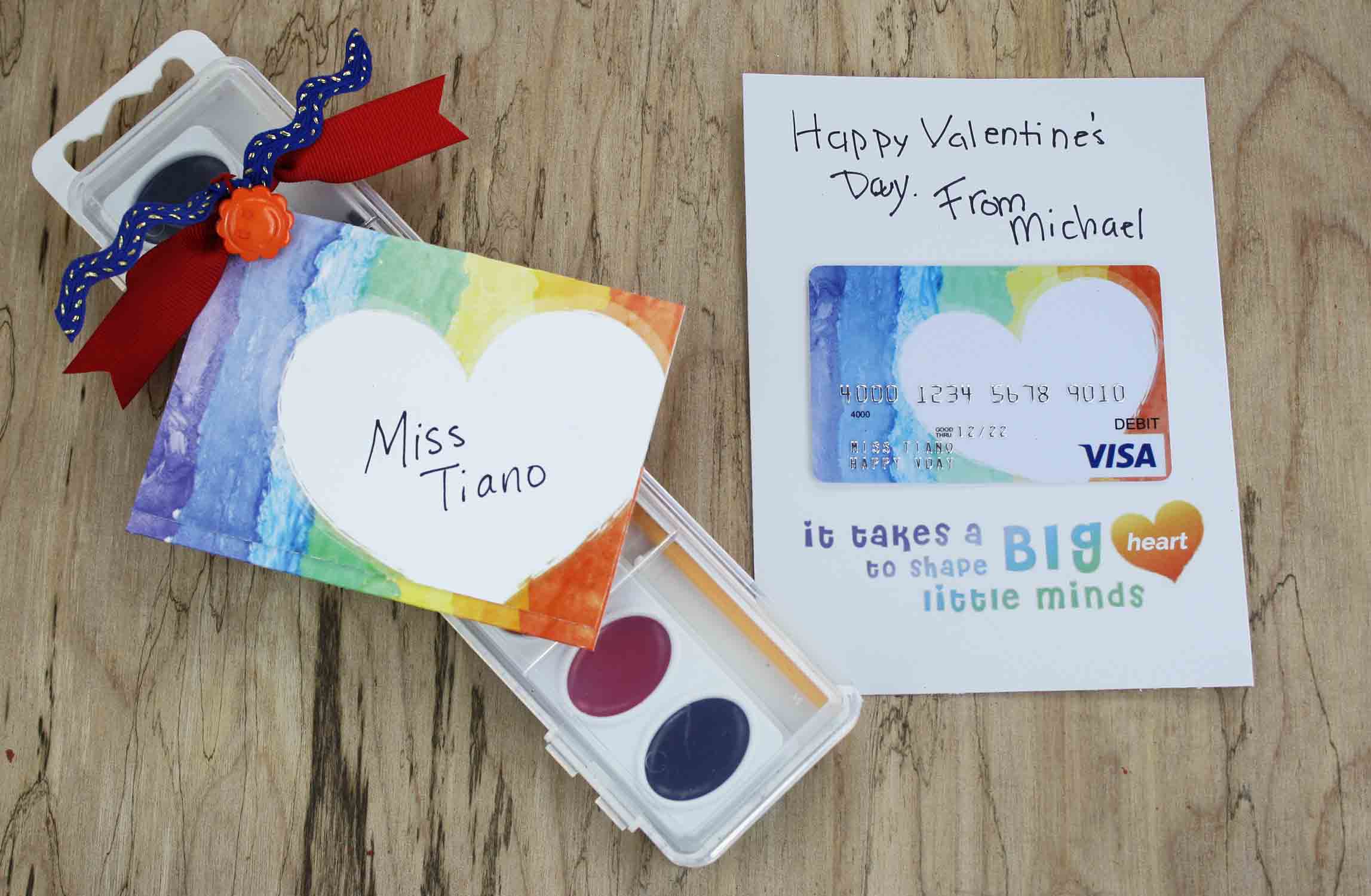 Free Gift Card Printable - Teacher Valentine Gift