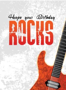 Hope Your Birthday Rocks - Free Music-Themed Gift Card Holder ...