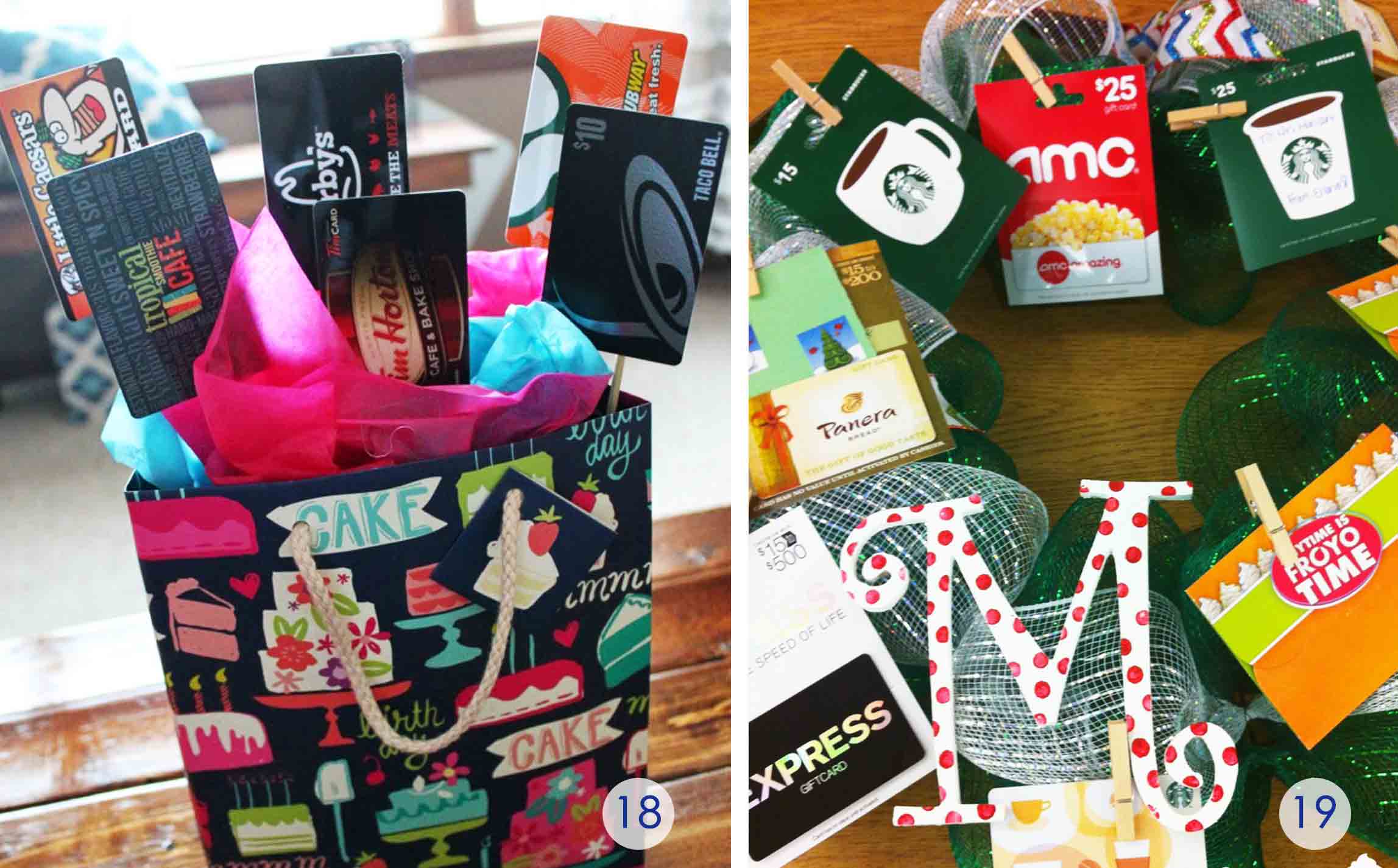 multiple gift bags