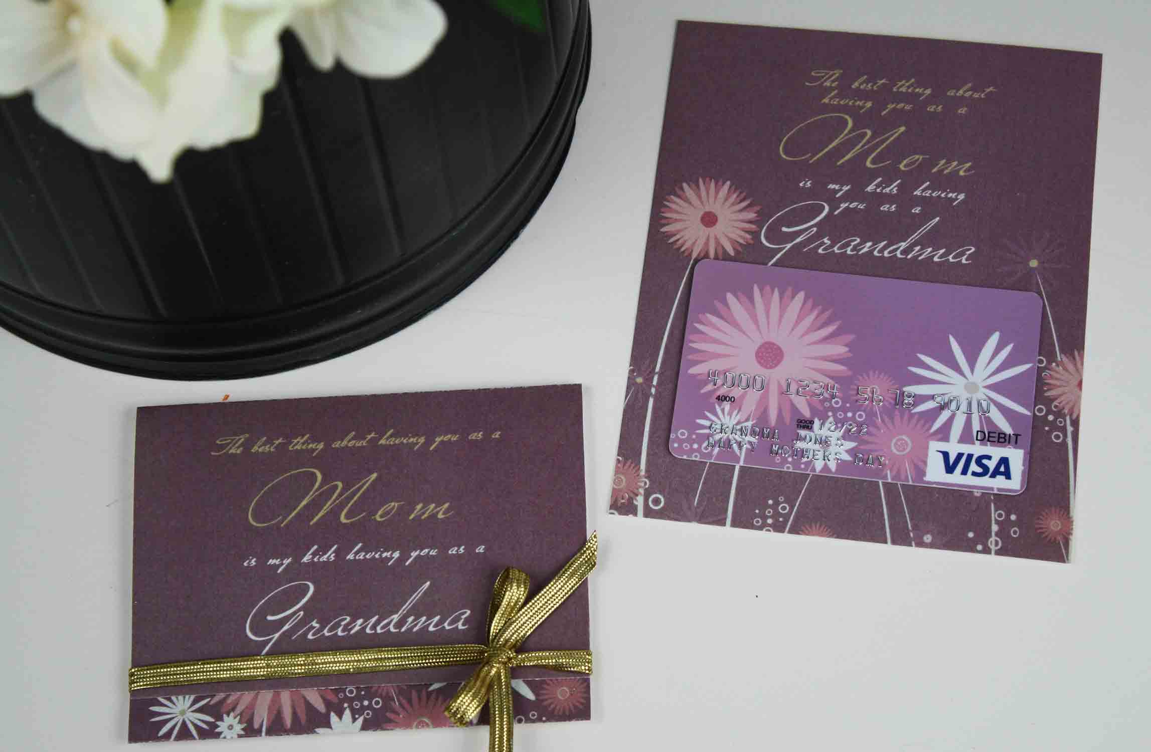 Free Printable Mother's Day Gift Card Holder for Grandma GCG