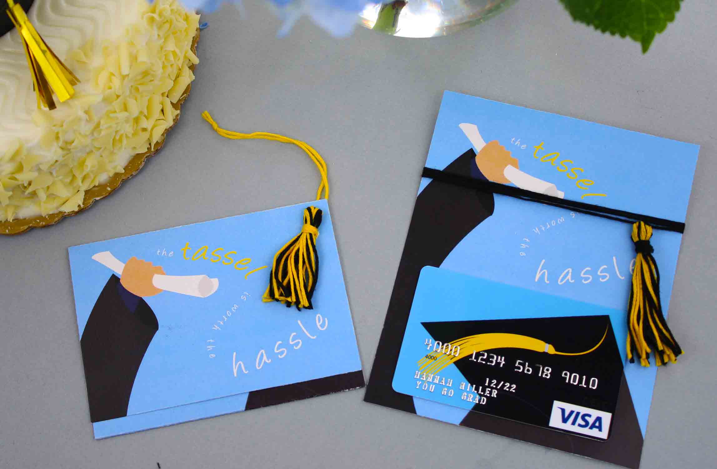 {Free Printable} Graduation Gift Card Tassel Worth the Hassle