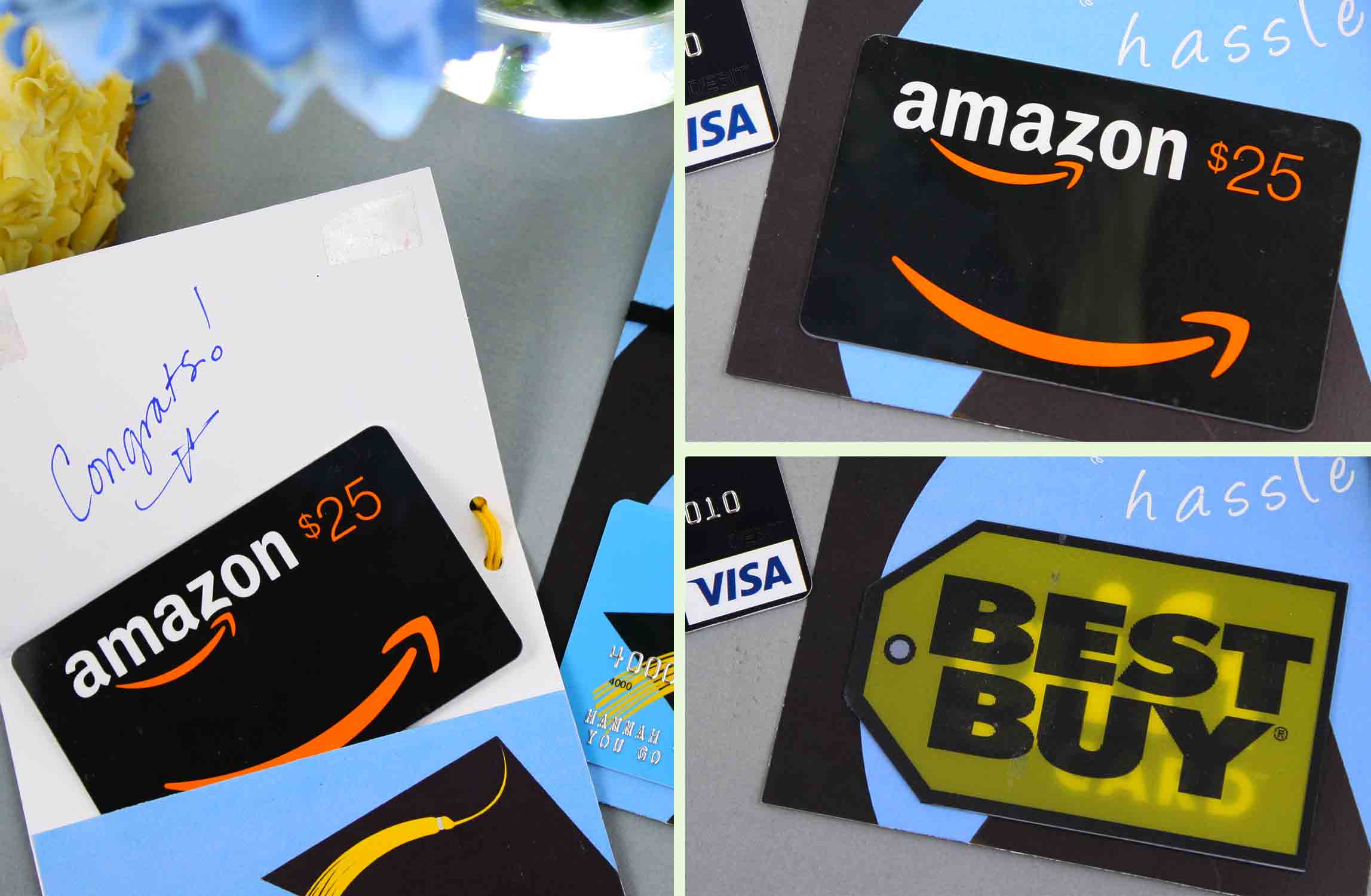 gift card printable with amazon and best buy gift cards