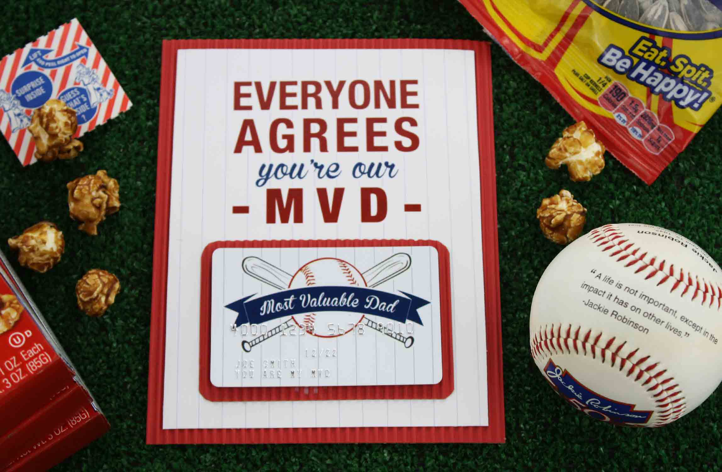 baseball father's day craft