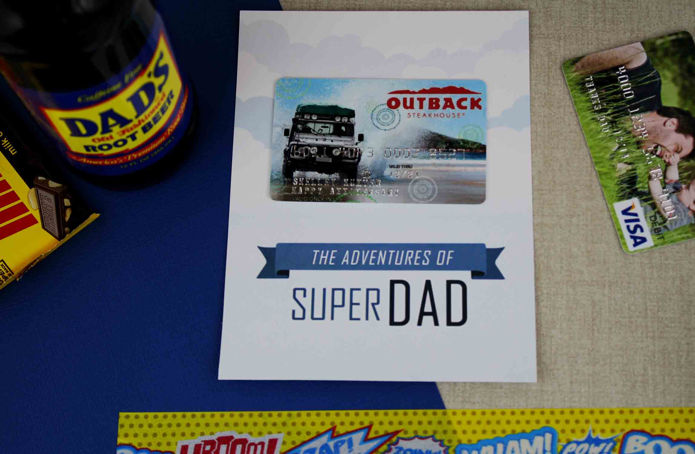 {Free Printable} Father's Day Gift Card for Super Dad! GCG