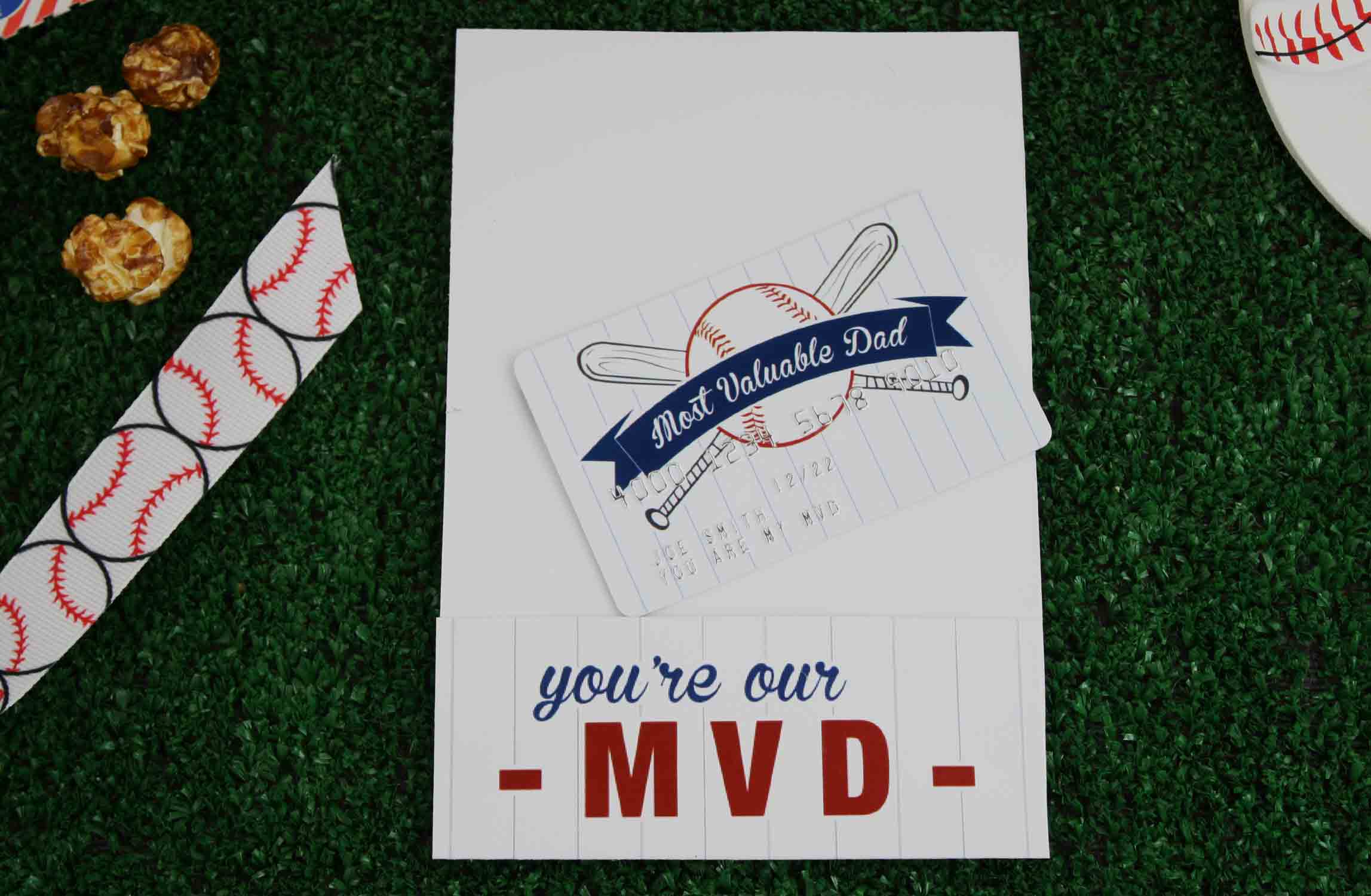 Father's Day Card Printable Baseball Theme by Mrs.Hill