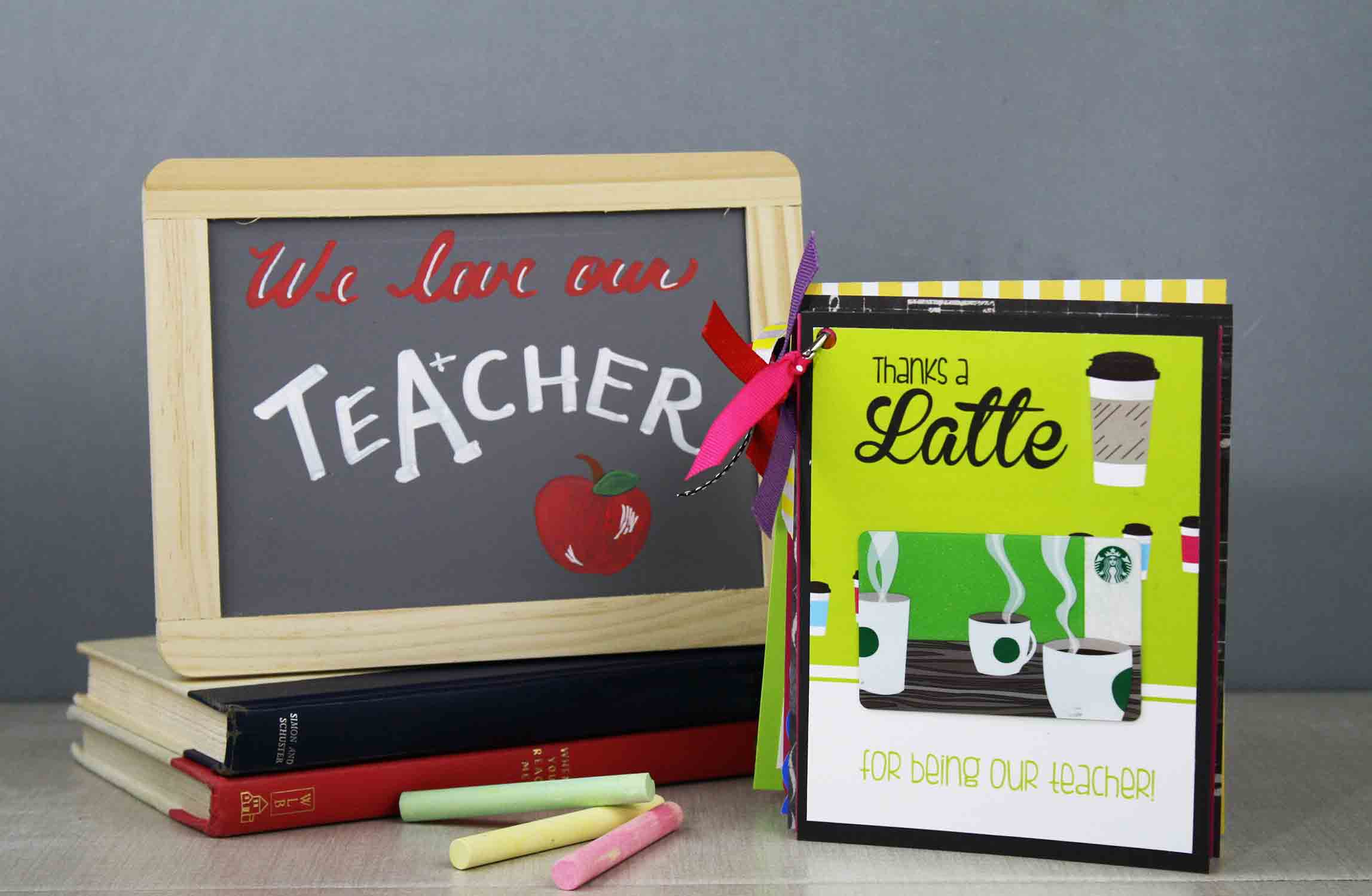 Coffee Gift Card Holder, Teacher Gifts Thank You