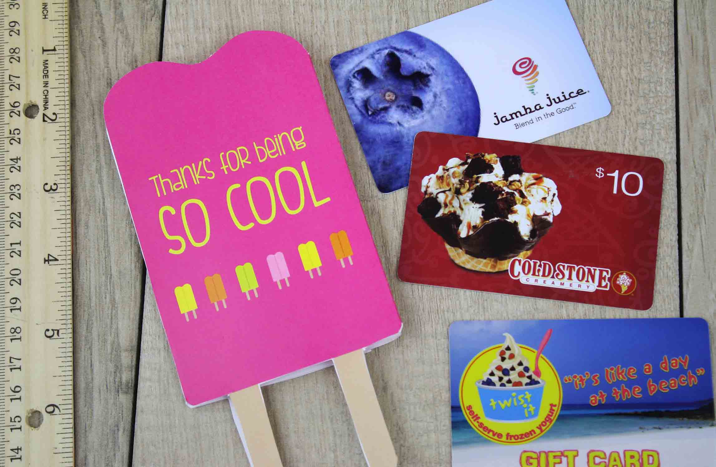 Icecream 2025 gift card