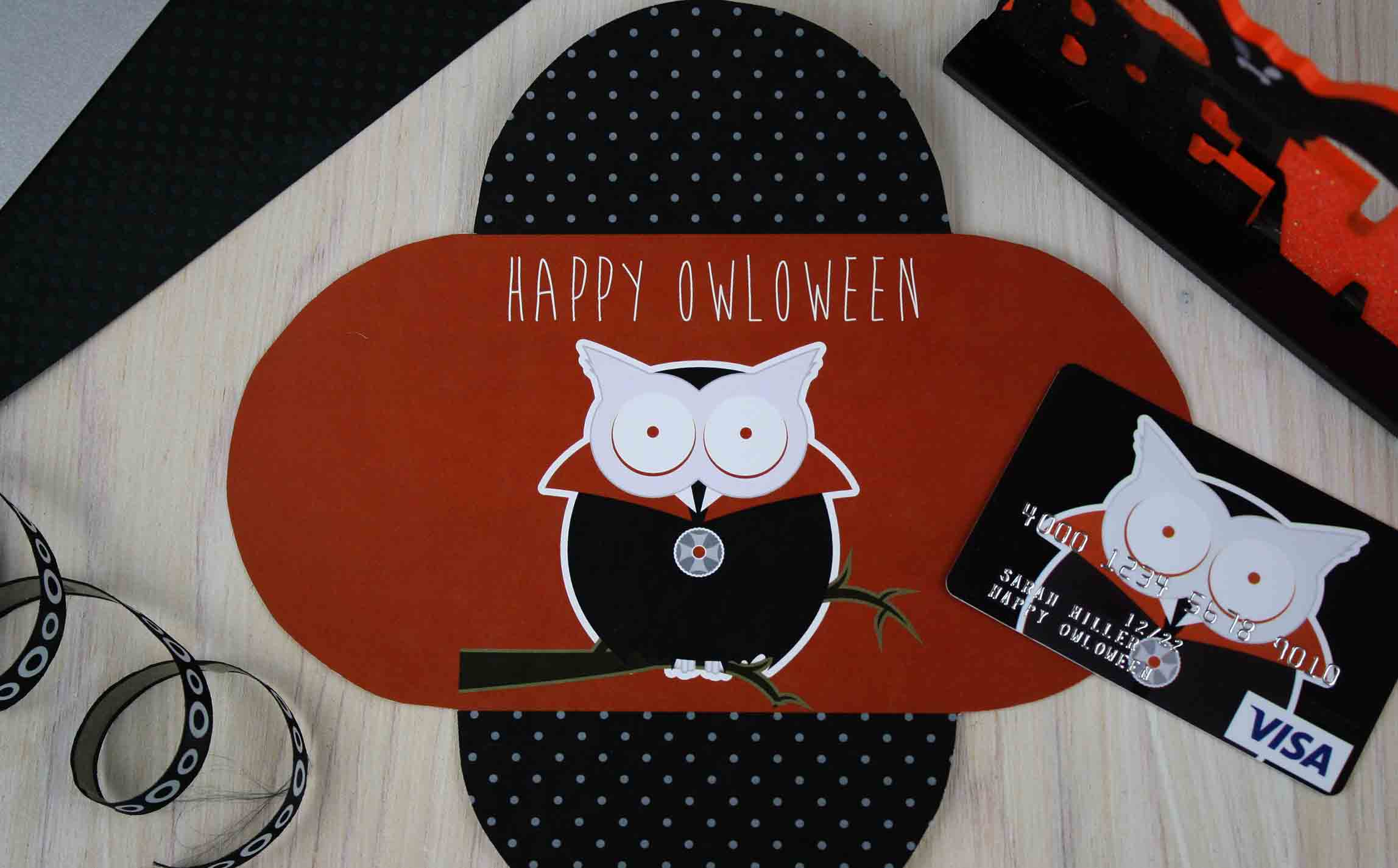 Happy OWLoween Dracula ready to craft