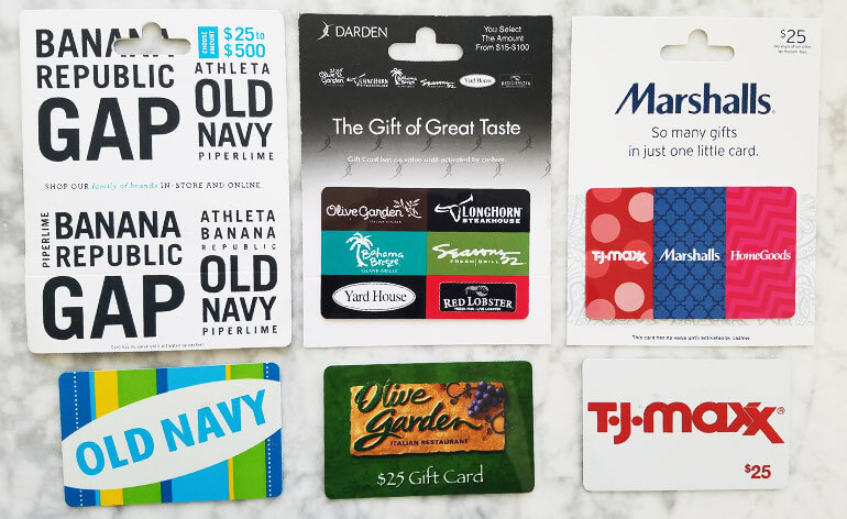 old navy gap banana republic gift card