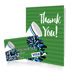 Thank you gift card to order