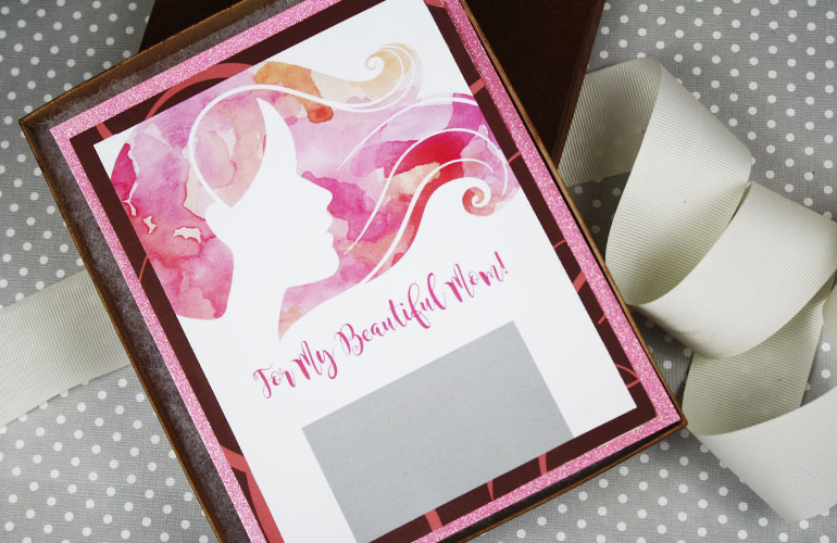 beautiful gift card holder