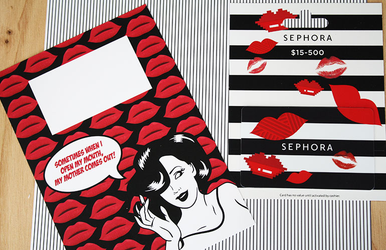 Sephora Gift Card Printable