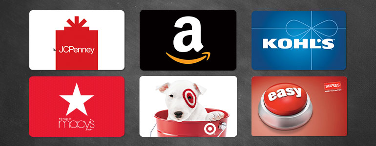 gift cards for grandkids