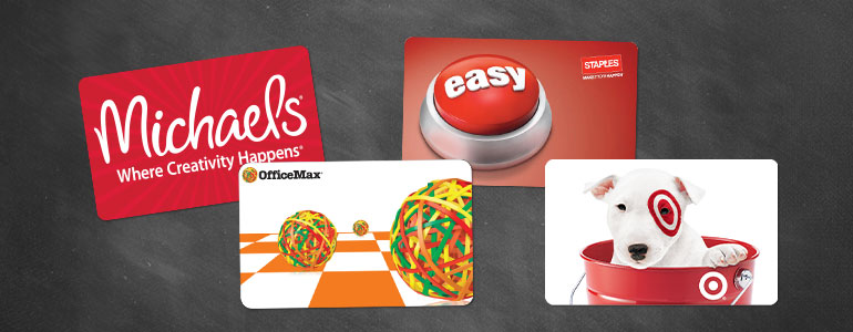 gift cards for kindergarten kids