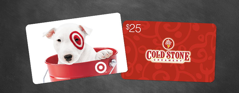 gift cards for preschool students