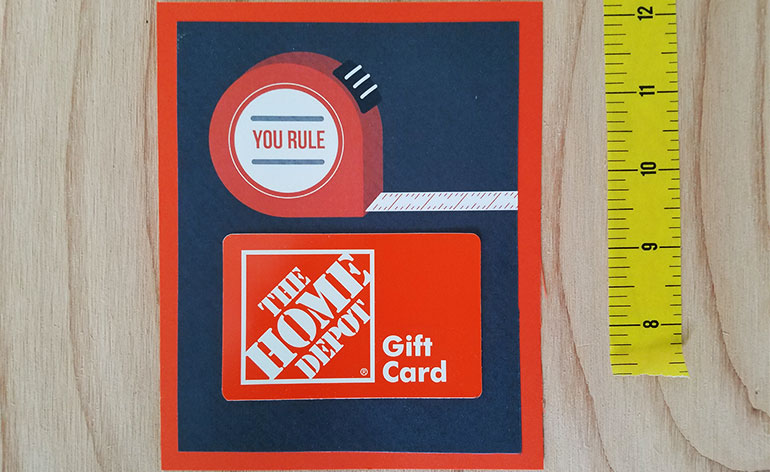 Printable GIFT CARD Templates, Home Improvement, Lowes, Home Depot, Ace, True Value