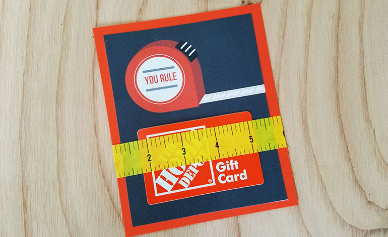 SPORTS OFFICIALS CARE: Do It Yourself Gift Card Pack with $50 Lowe's and  $50 Home Depot Gift Cards