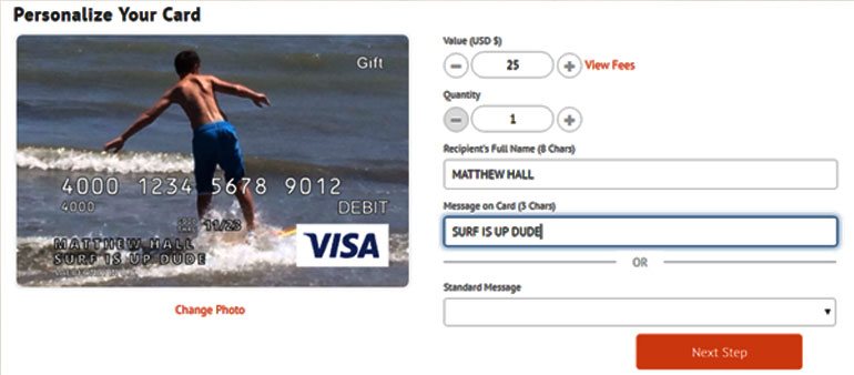 Create Personalized Gift Cards, GiftCards.com