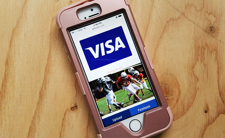 How do you use Visa eGift cards online?