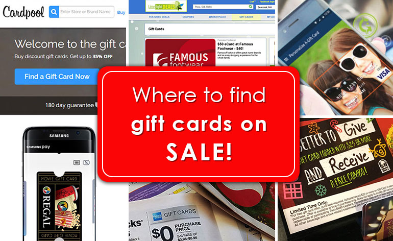 The 10 Best Places to Find Gift Cards on Sale | GCG