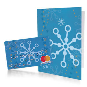 Snowflake mastercard gift card