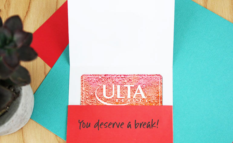 ulta gift card with quote