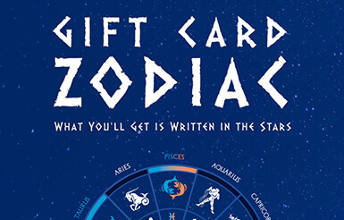 Gift Card Zodiac: What You'll Get is Written in the Stars