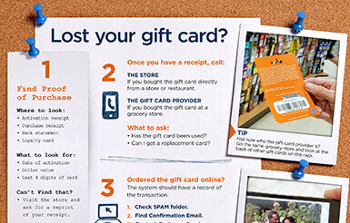 How Can I Get My Lost Gift Card Back?