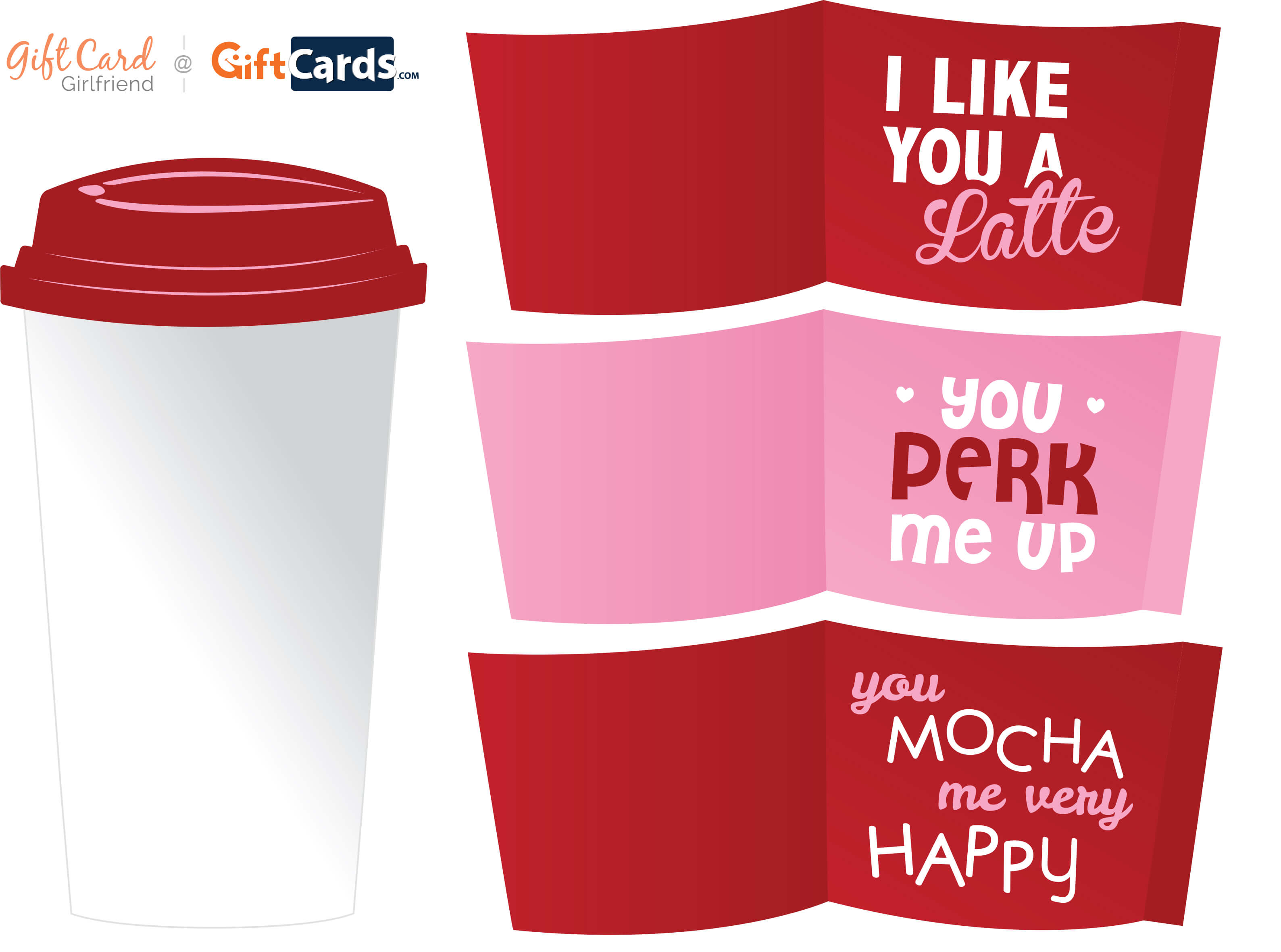 Starbucks Cup Gift Card Holder for Valentine's Day