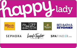 Happy Lady gift card