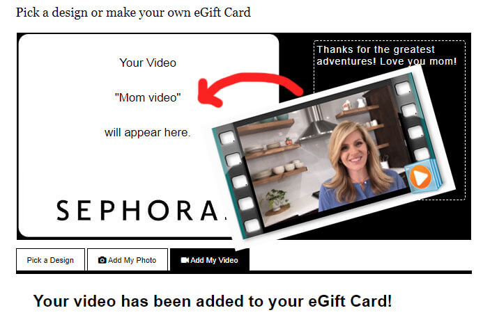 Sephora eGift  Gift Card Gallery