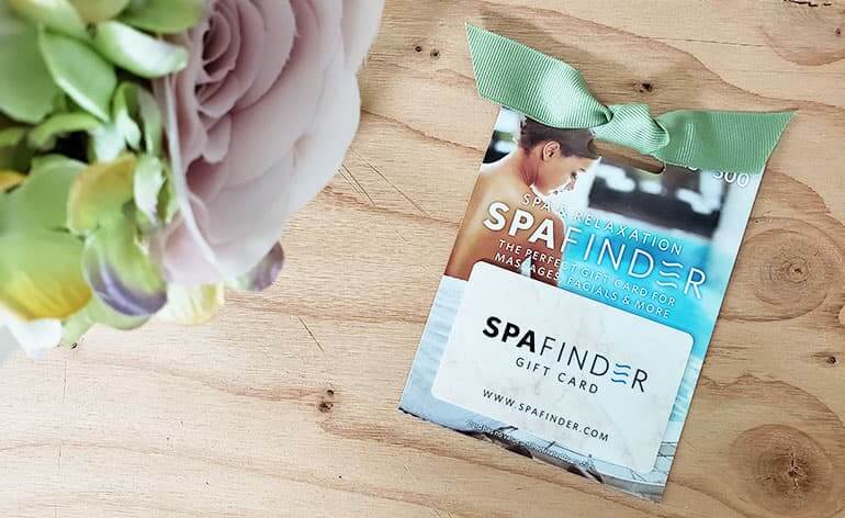spafinder gift card for a wedding gift