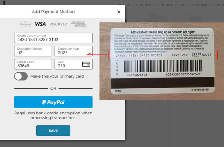 Real Visa Credit Card Numbers Front And Back