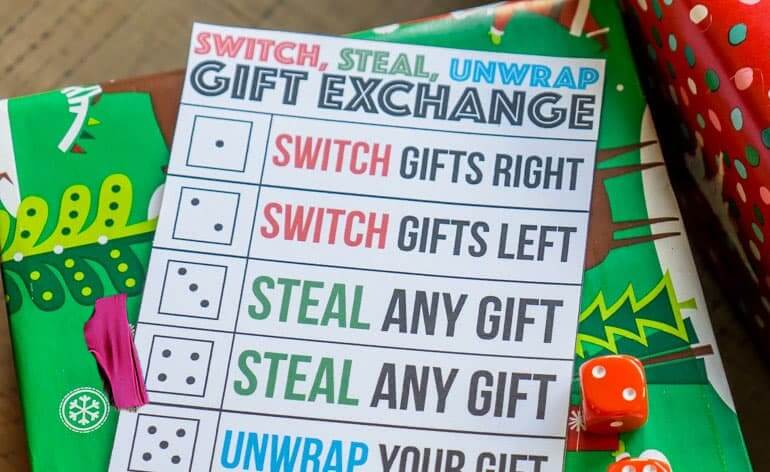 Christmas Gift Exchange - Holiday Present Swap Party Game