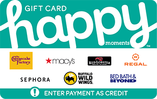 Happy Moments Gift Card