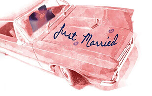 Just Married Car