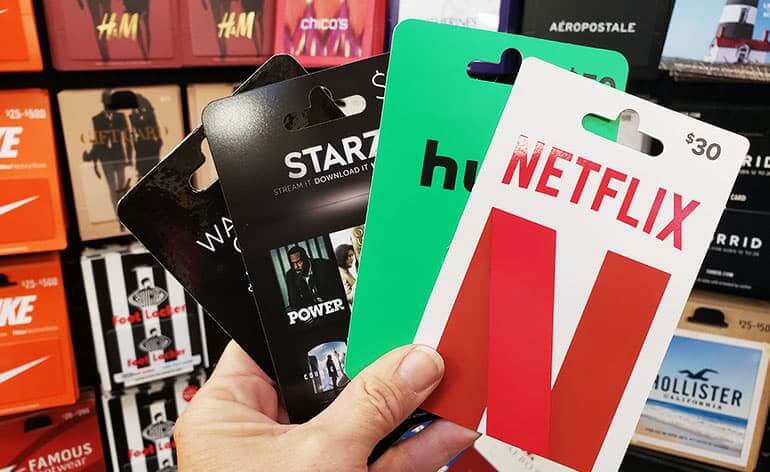 The Top 4 Best Gift Cards for Online Streaming - Cardtonic