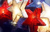 star lights gift card design