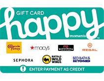 Happy Moments Gift Card