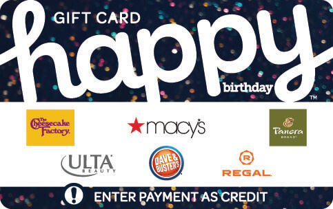 Happy Birthday gift card