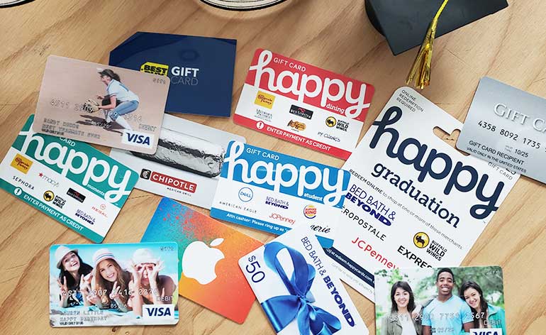 Top 10 Gift Cards for High School Graduates