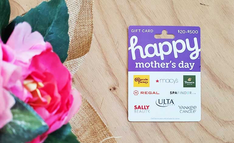 gift cards for mom birthday