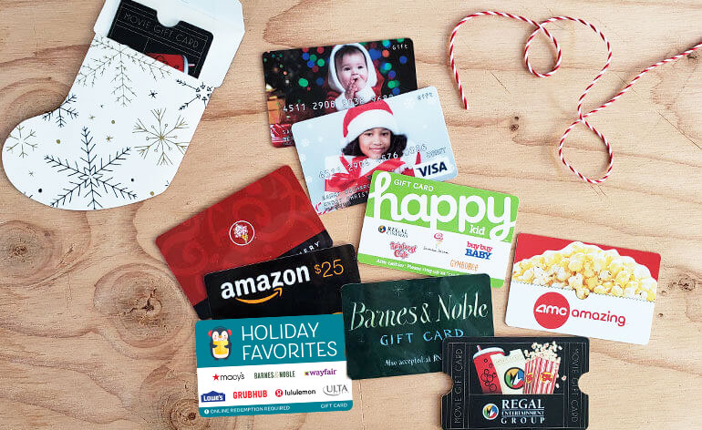 List of the Best Holiday Gift Cards for Kids